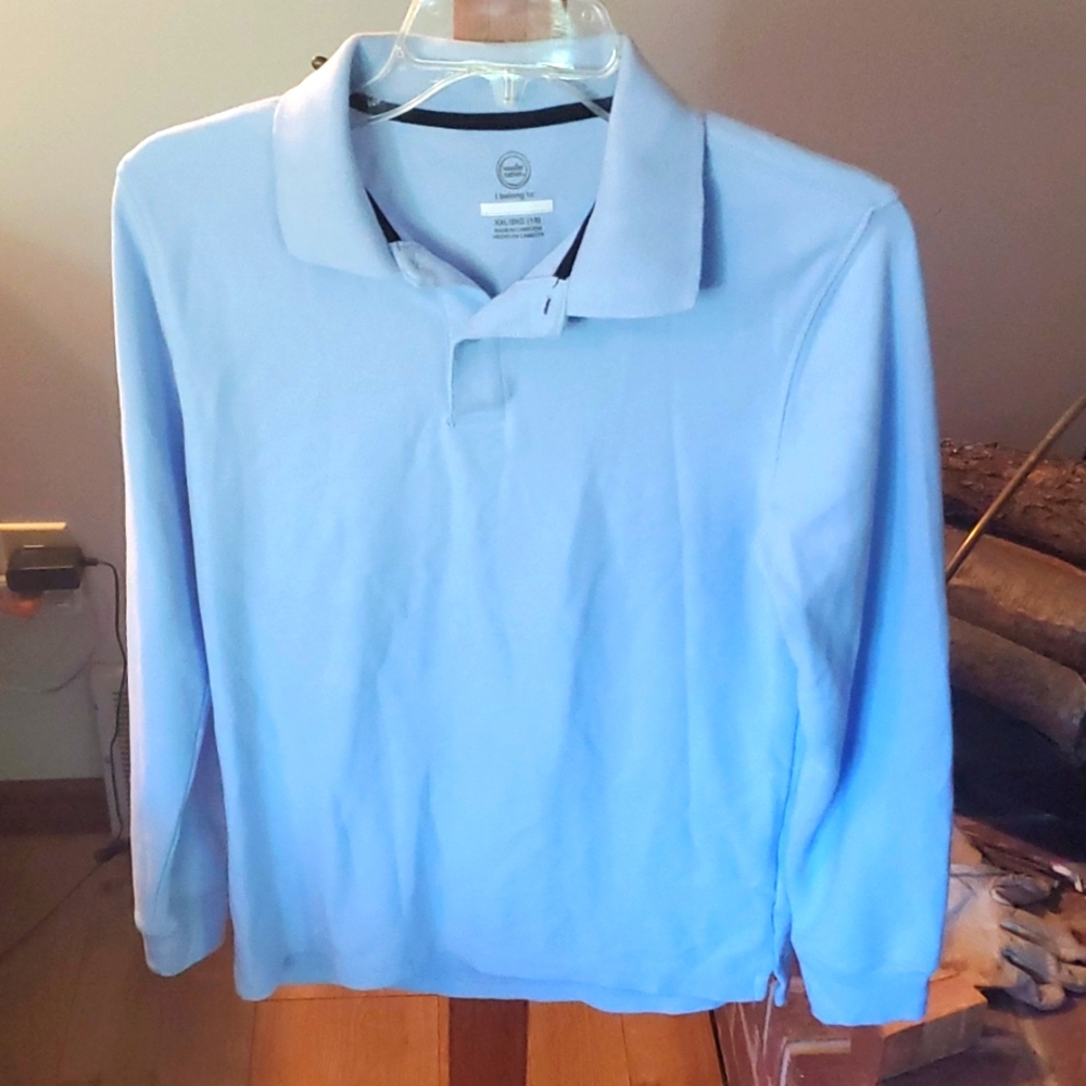 🛍 Long sleeve polo shirt